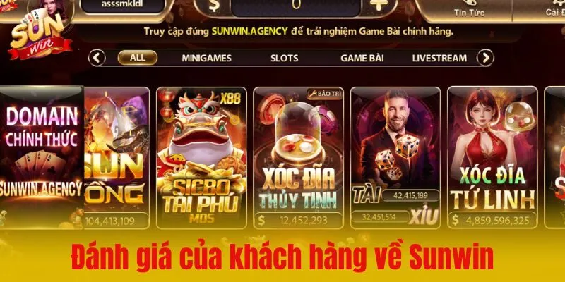 Người chơi đánh giá như thế nào khi trải nghiệm tại Sunwin?