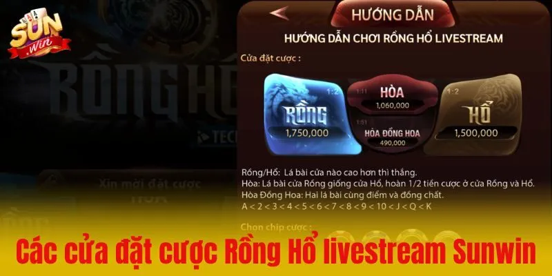 Giới thiệu tổng quan về phòng cược Rồng Hổ livestream Sunwin