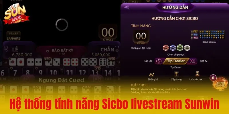 Giới thiệu tổng quan về phòng cược Sicbo livestream Sunwin