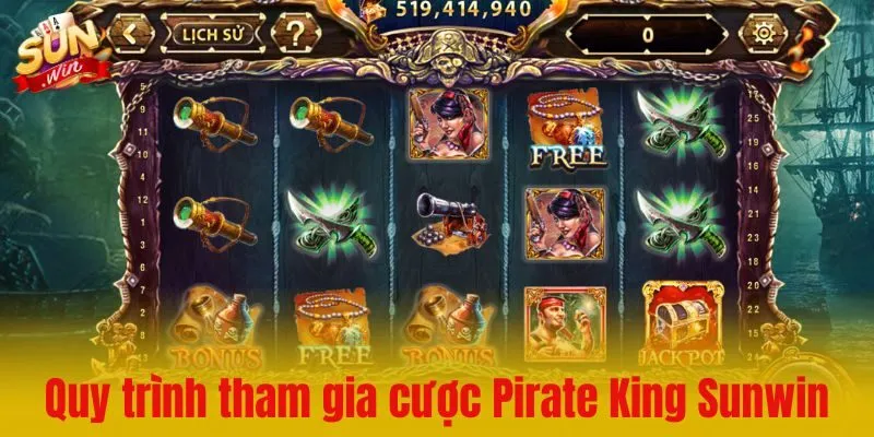 Quy trình tham gia một ván cược Pirate King Sunwin tiêu chuẩn