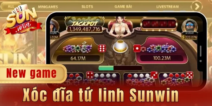 Xóc đĩa tứ linh Sunwin – Trải nghiệm các phiên cược siêu đỉnh